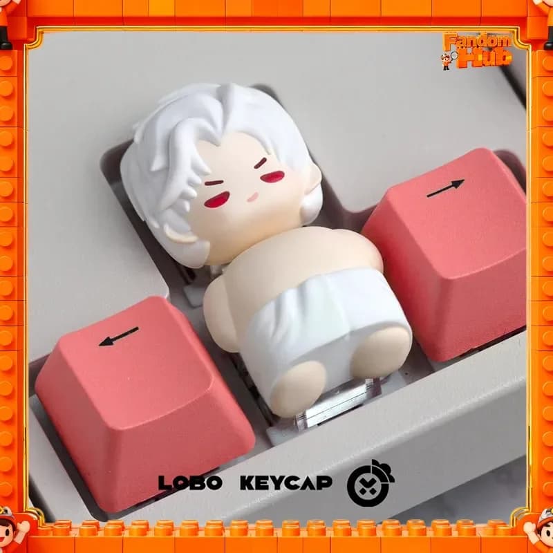 Set di Keycap Personalizzati 2026 Love And Deepspace per Tastiera Meccanica, Tema Sylus & Rafayel, Set di Keycap Artigianali (Design Superiore-Inferiore)