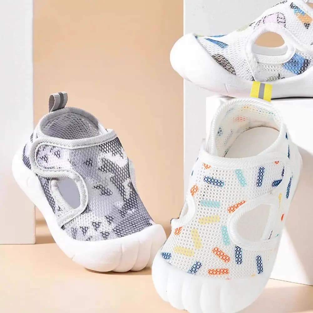 Casual Shoes Breathable Baby Sandals Soft Sole Comfortable Sandals Air Mesh Flexible Infant Shoes Summer Season