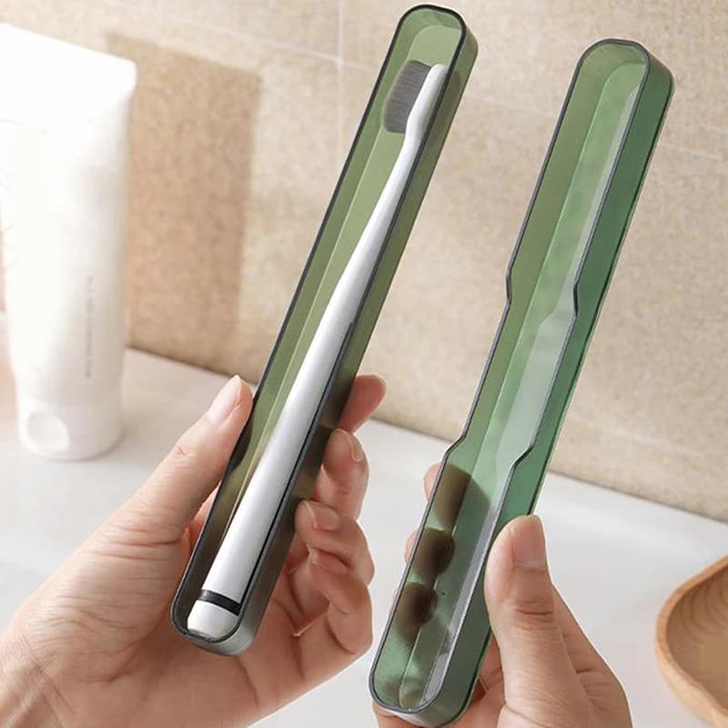 1 pz portaspazzolino portatile scatola da viaggio all'aperto campeggio spazzolino da denti custodia Organizer accessori per il bagno