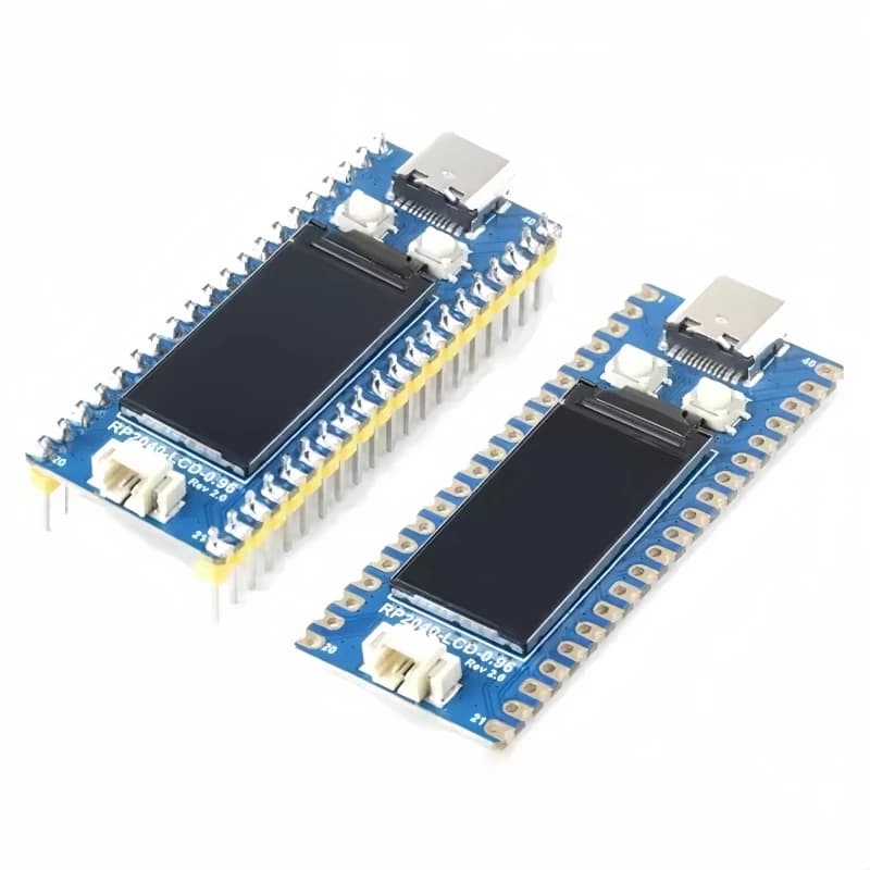 Scheda di sviluppo con display LCD IPS da 0,96 pollici RP2040, 65K, compatibile con Raspberry Pi Pico, processore dual core
