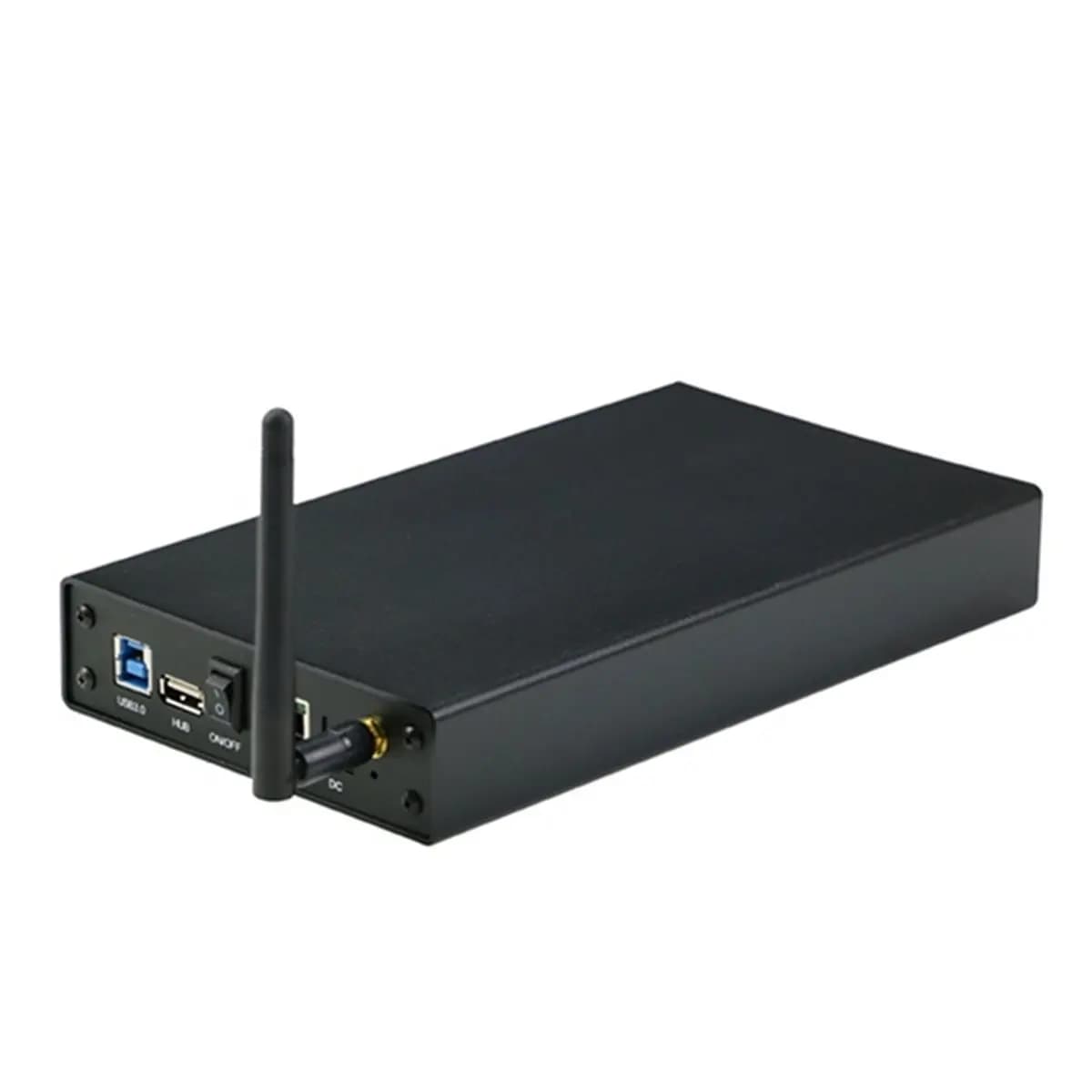 A10I 3.5'' HDD SSD Enclosure Portable USB3.0 Rj45 Ethernet NAS Network Streaming Server Storage for Case UK Plug
