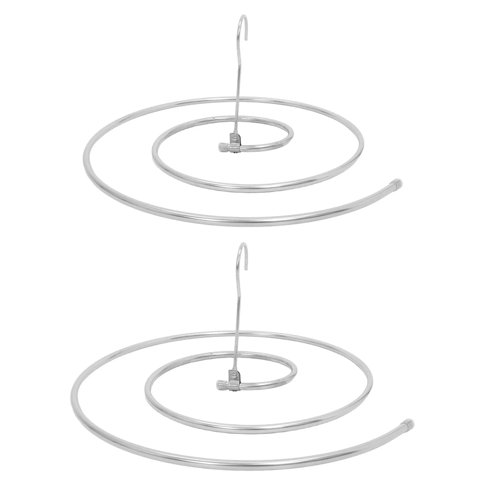 2 Pieces Multifunctional Spiral Clothes Hanger for Sheets, Trapunte, Towels - Wall coat rack for Balcony