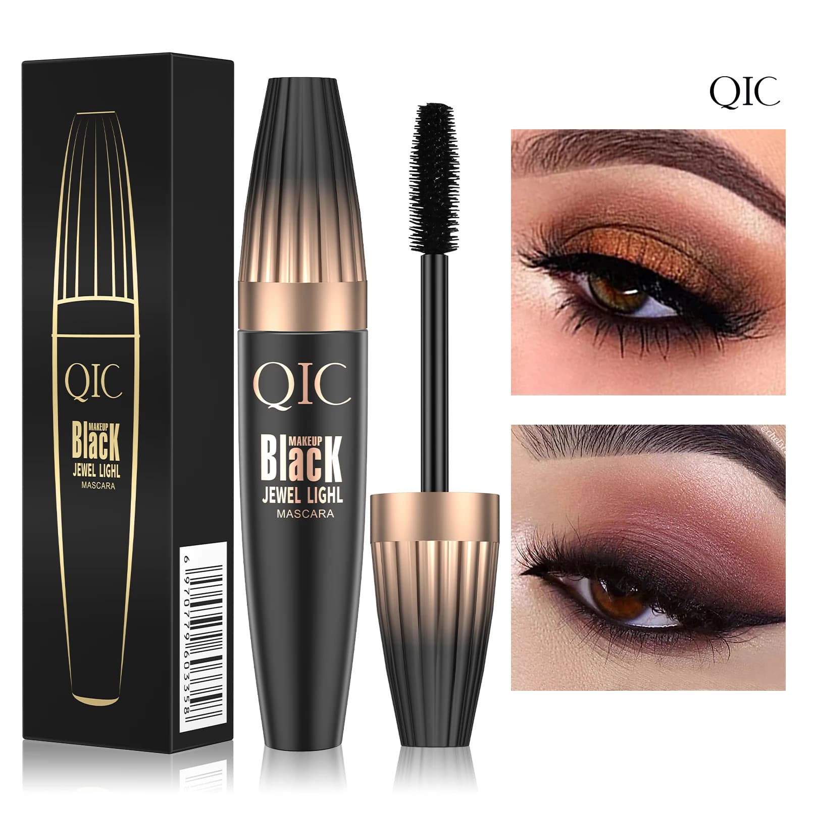 Waterproof 4d Eyelash Mascara Encrypted Long-Term Curly Often Smudgeproof Tools for Eye Makeup Large Size Cosmetic Beauty