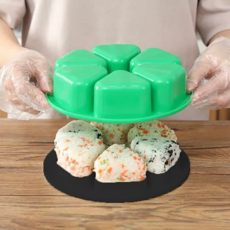 【HGPB】 1 pz fai da te sushi stampo pranzo triangolo palla di riso scatola di pranzo cipolla palla di riso sushi che fa stampo sushi set utensili da cucina