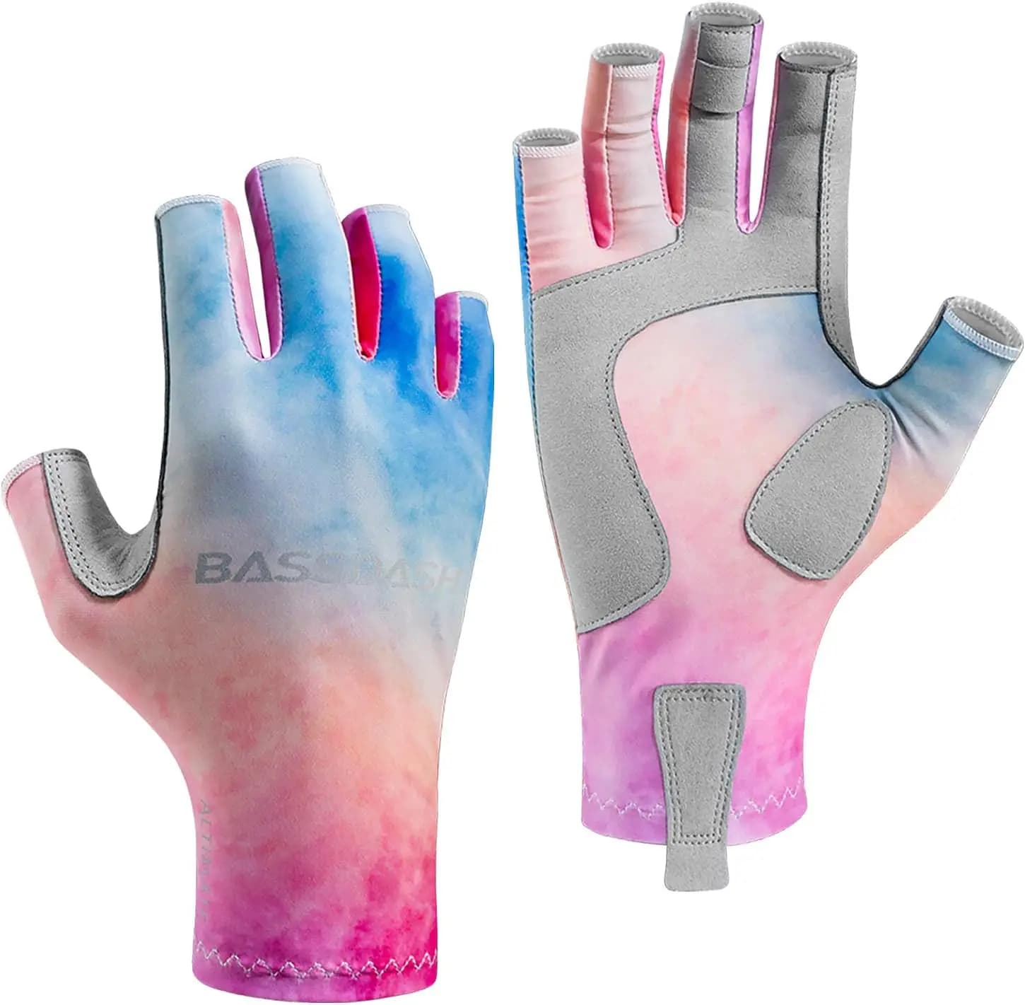 ALTIMATE UPF 50+ Women’s Fishing Gloves UV Sun Protection Fingerless Gloves for Kayaking Paddling Hiking Cycling Driving Shooting Training