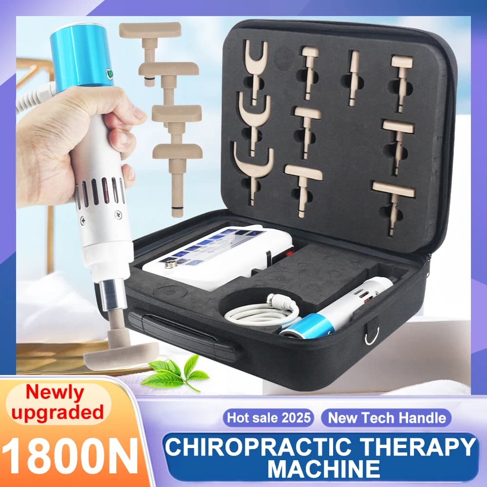 1800N Professional Electric Massage Gun for Relief from Pain to Column and Lumbar Zone, Adjustable Massage for Relaxation - Special Offer