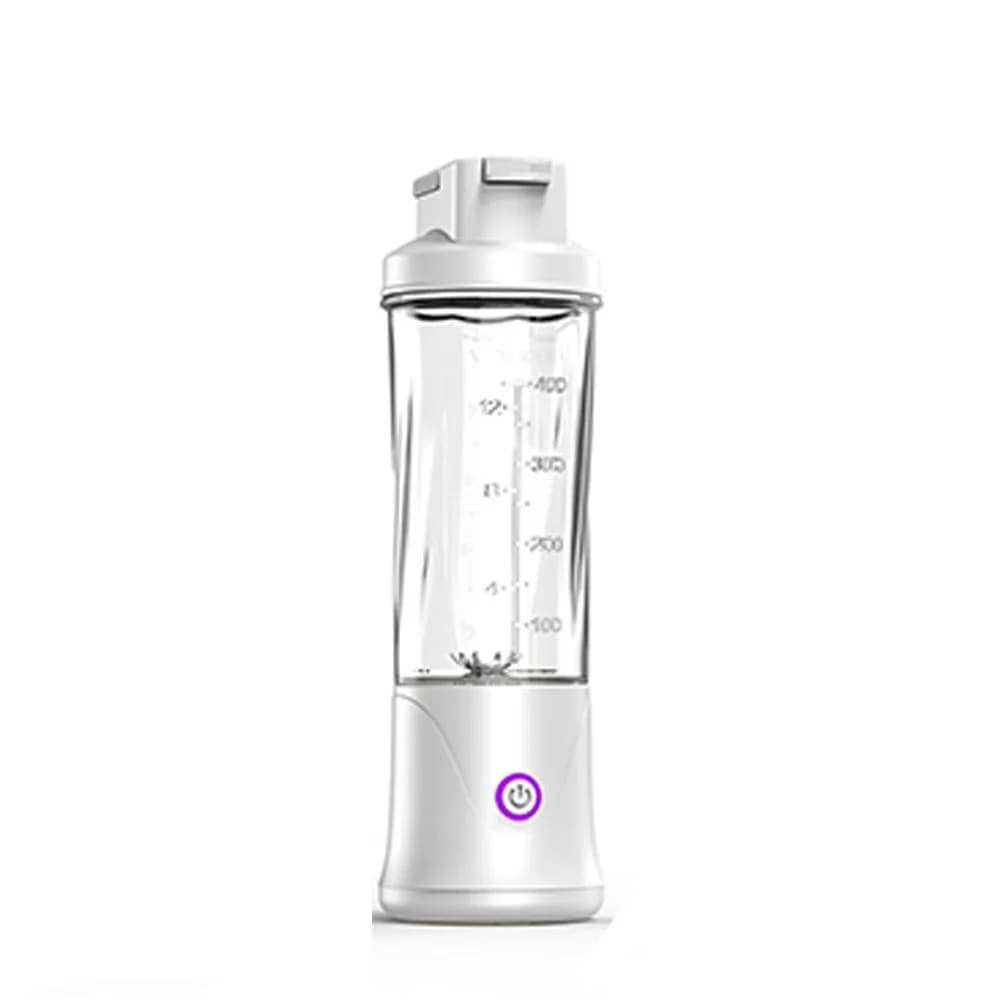 Mini Frullatore Portatile Efficiente da 450ML, Ricaricabile USB, Senza Fili, con Funzione Automatica di Spremitura, in Plastica, Piccolo Spremiagrumi Elettrico per Frutta, Ideale per la Palestra