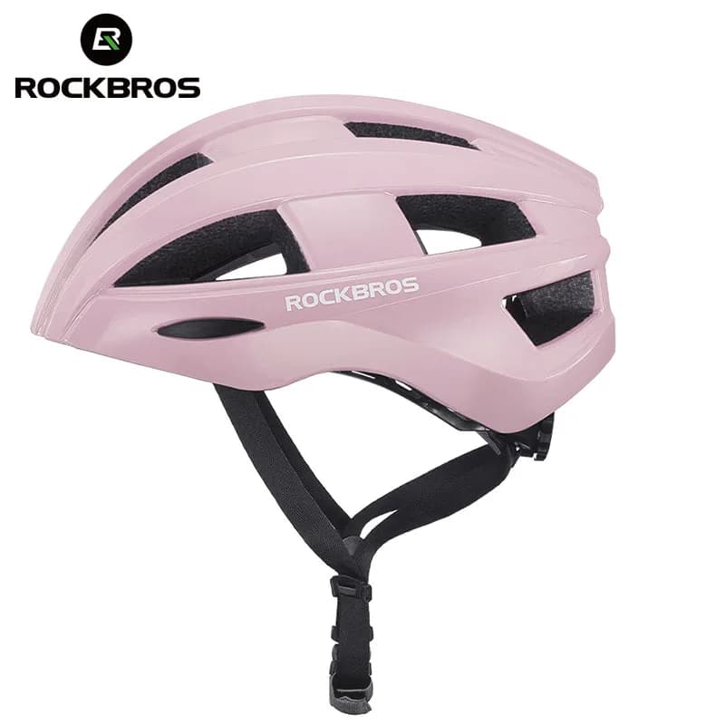 Bike helmet ROCKBROS with rear light road bike helmet MTB warning USB EPS PC safety bicycle helmet light modeled Intergrally