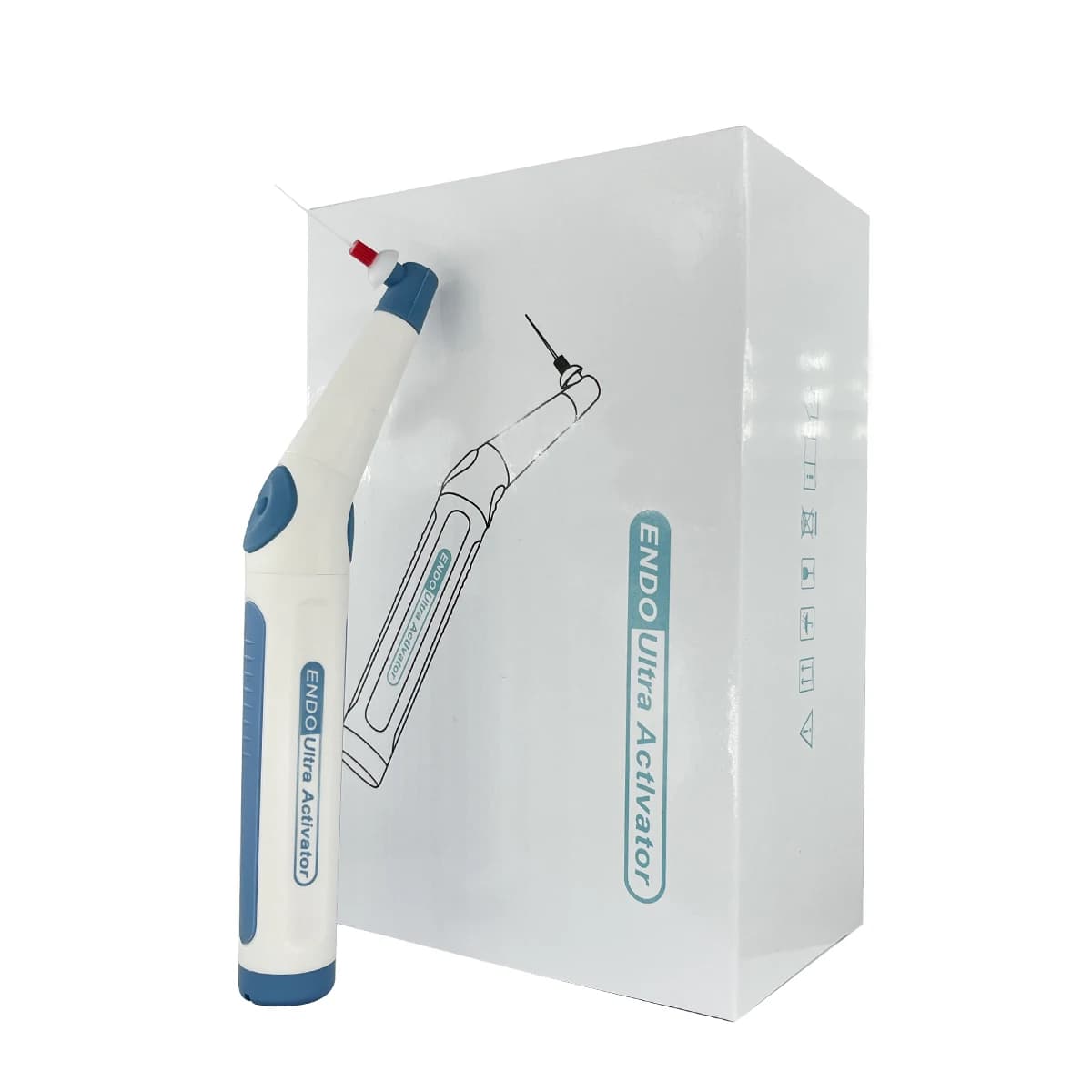 Dental Ultrasonic Activator Endo Activator Irrigator USB Rechargeable Battery with 60 Tips Wireless Root Canal Sonic Irrigator