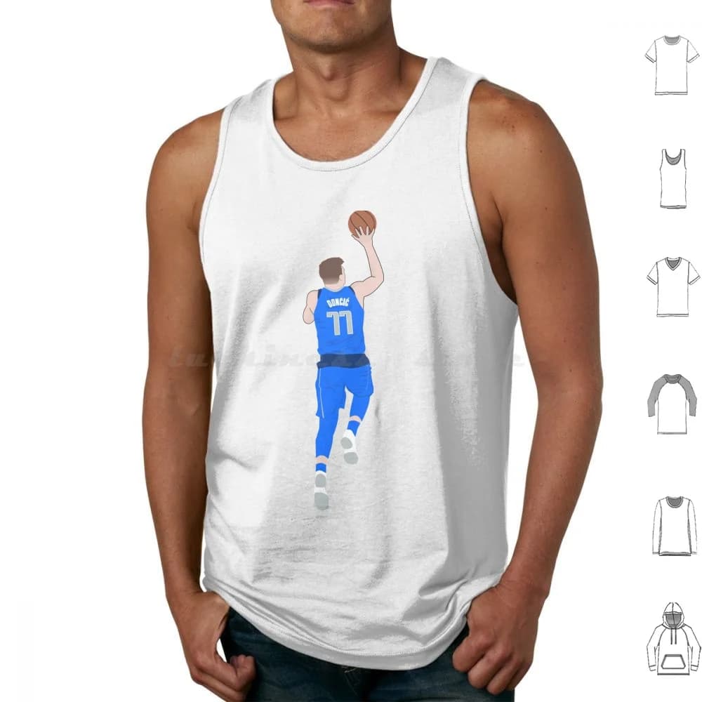Luka Doncic Canotte Canottiera senza maniche Luka Luka Doncic Basket Europeo Slovaia Mavs Mffl Mavs Fan For Life Art