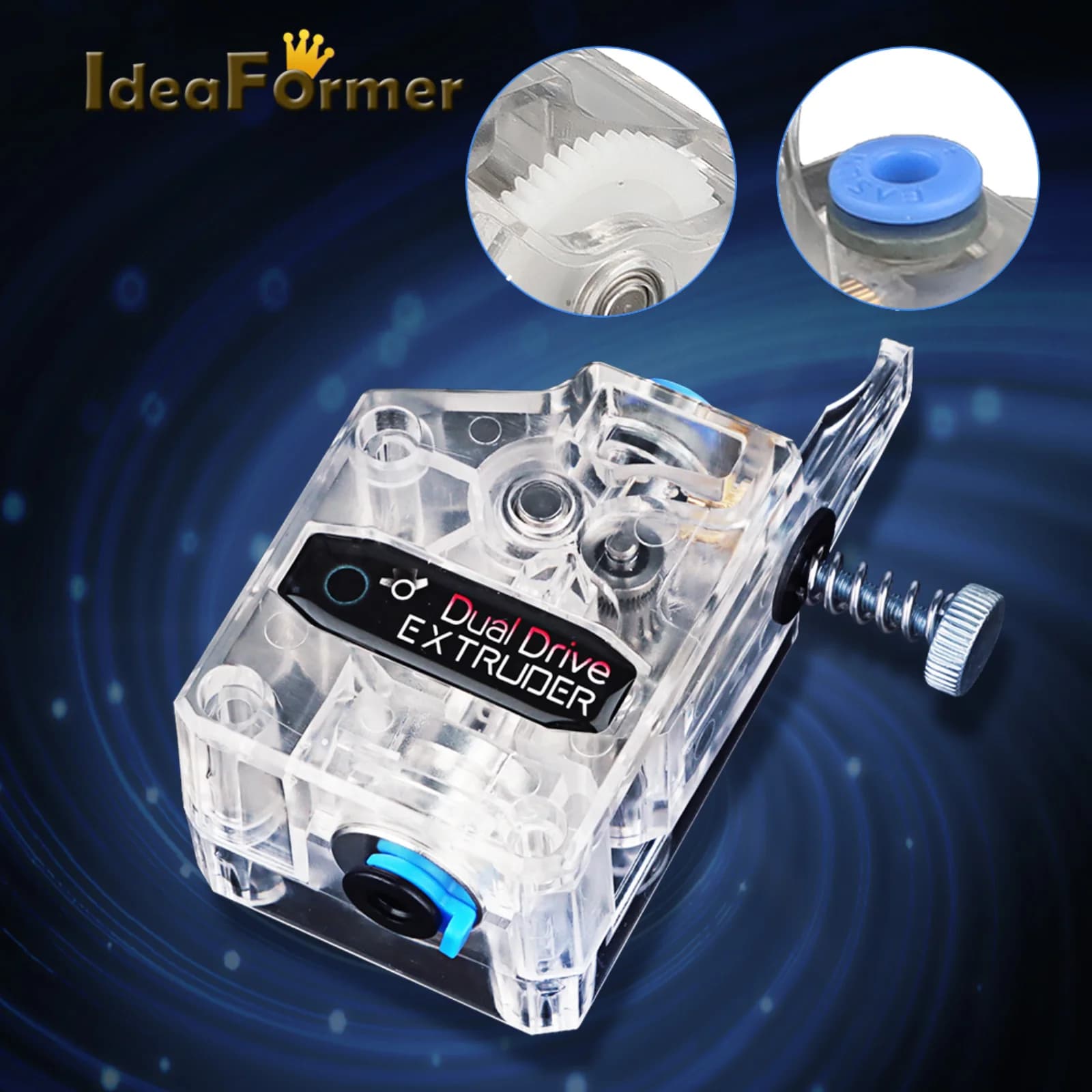 3D Printer Parts Extruder Clone Extruder Double Upgrade Bowden Extruder For 1.75mm PLA Filament For CR10 Blu-3 MK8 Reprap