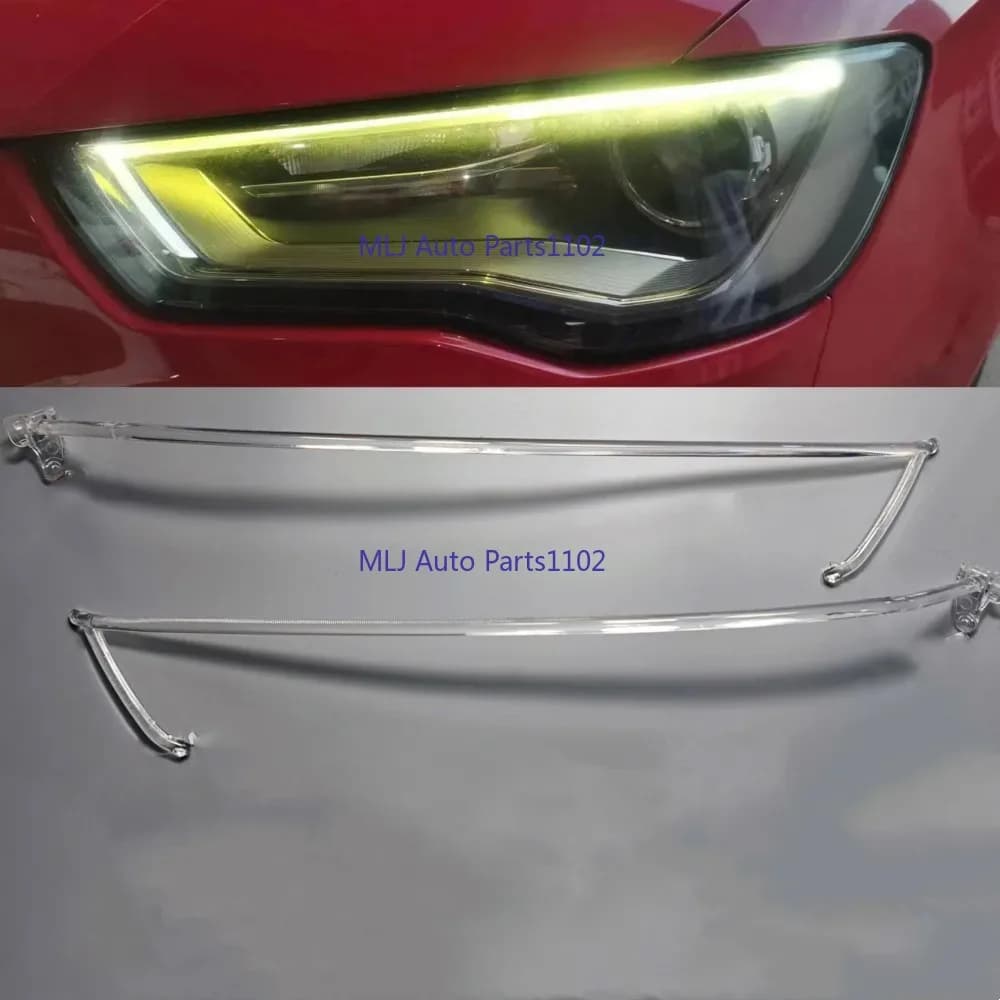 Per Audi A3 2013 2014 2015 2016 Faro DRL Tubo Acrilico Guida Luce Striscia Luce DRL Striscia