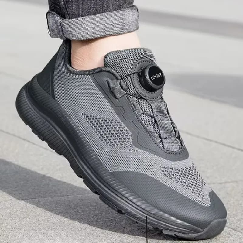 Scarpe da ginnastica di lusso in rete traspirante, comode per allenamento indoor, resistenti per il sollevamento pesi