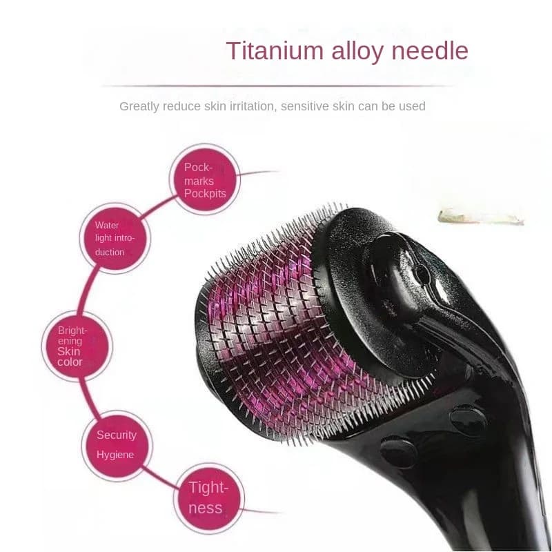 Vendita calda 540 Derma Roller Micro ago per la pelle del viso Corpo Cura del viso Crescita dei capelli Barba Acne Rimozione delle rughe Microneedle