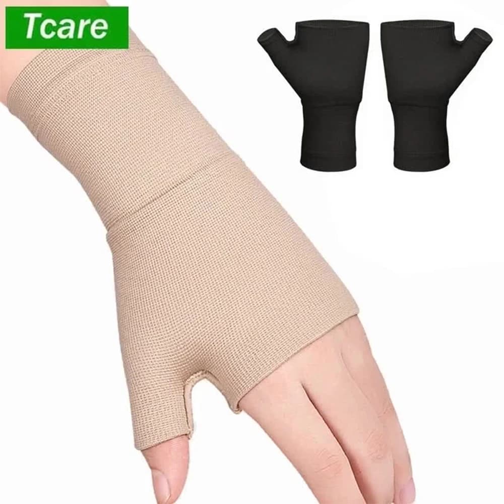 Tcare Compressione Polso Fascia per il pollice Cintura Tunnel carpale Mani Supporto per il polso Brace Strap Manica Golf Tenosinovite Artrite Guanti