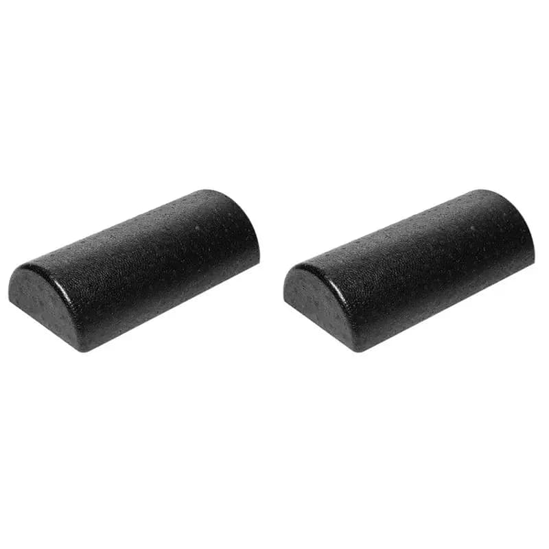HOES-2X Semicircular Yoga Cylinder Fitness Equipment Yoga Foam Roller Black Yoga Brick