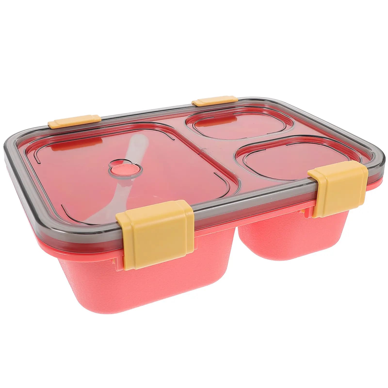 Contenitore per Pranzo Bento Adatto al Microonde, Portatile, Ermetico, con Scomparti, Leggero, Riutilizzabile, Scatola per Conservazione Pasti