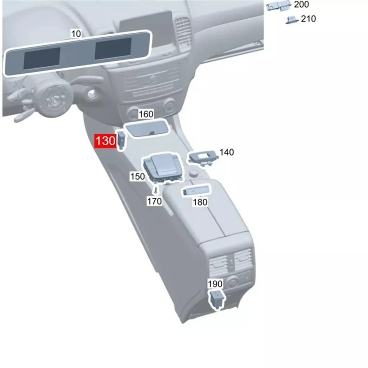 A15Z-Mobile USB Charging Module A 2478209000 For Mercedes-Benz C118 W177 W247 X253 2019-2023 TYPE-C HUB Multimedia Unit