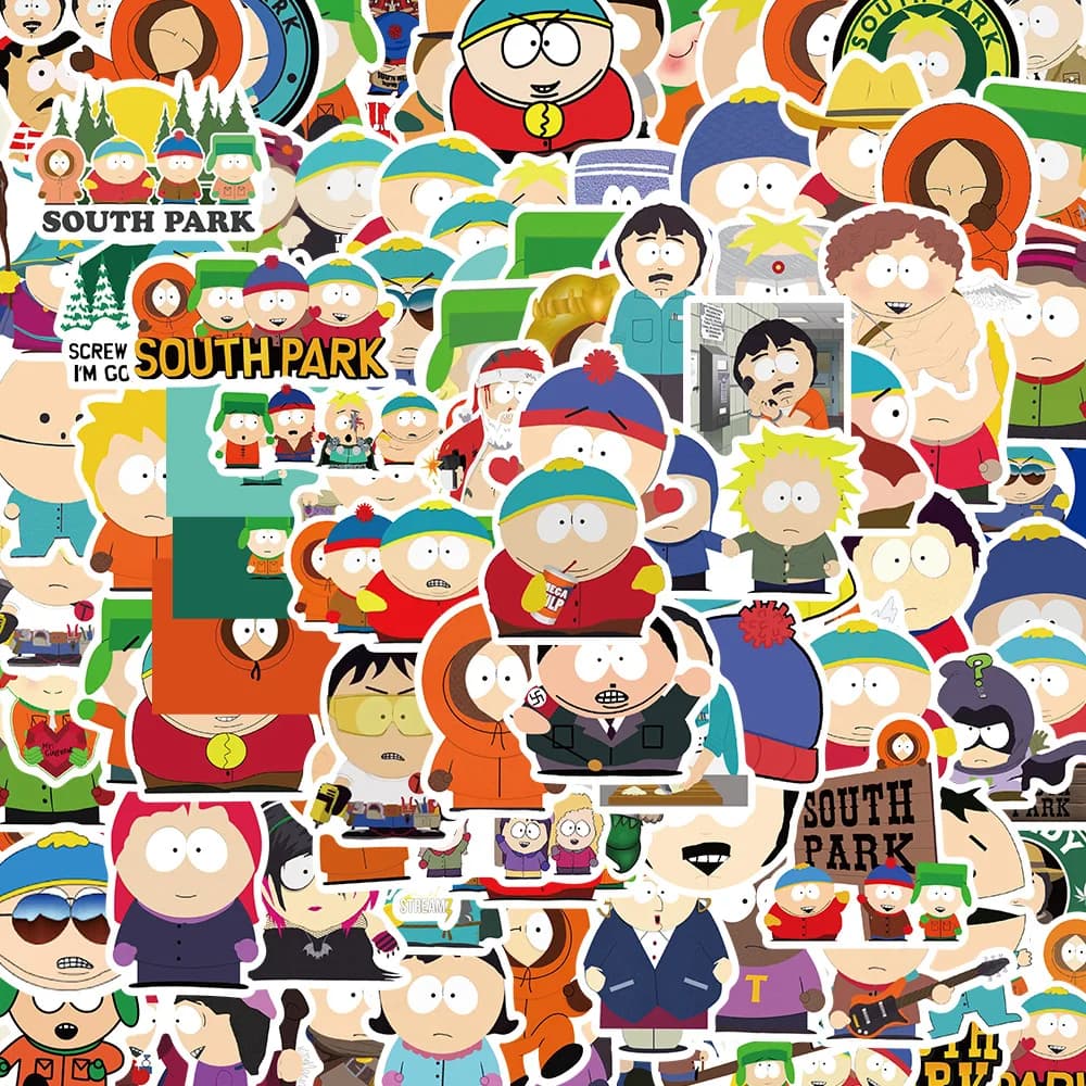 100Pcs Cartoon Anime Stickers SouthPark canful Pack Laptop Graffiti Skateboard bagagli adesivi per telefoni regalo impermeabile per bambini