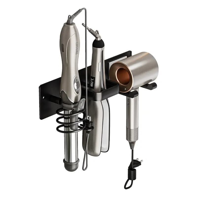 Support for hair dryers, air duct holders, home bathroom holders, drill-free support, wall bracket for hair dryer
