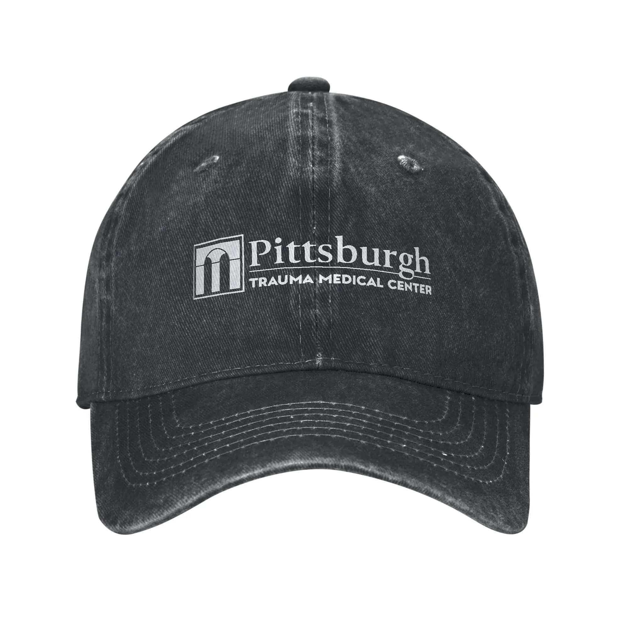 The Pitt PTMC Inspired Tv Show Men Women Baseball Cap Distressed Denim Hats Cap Vintage Outdoor Workouts Soft Snapback Cap