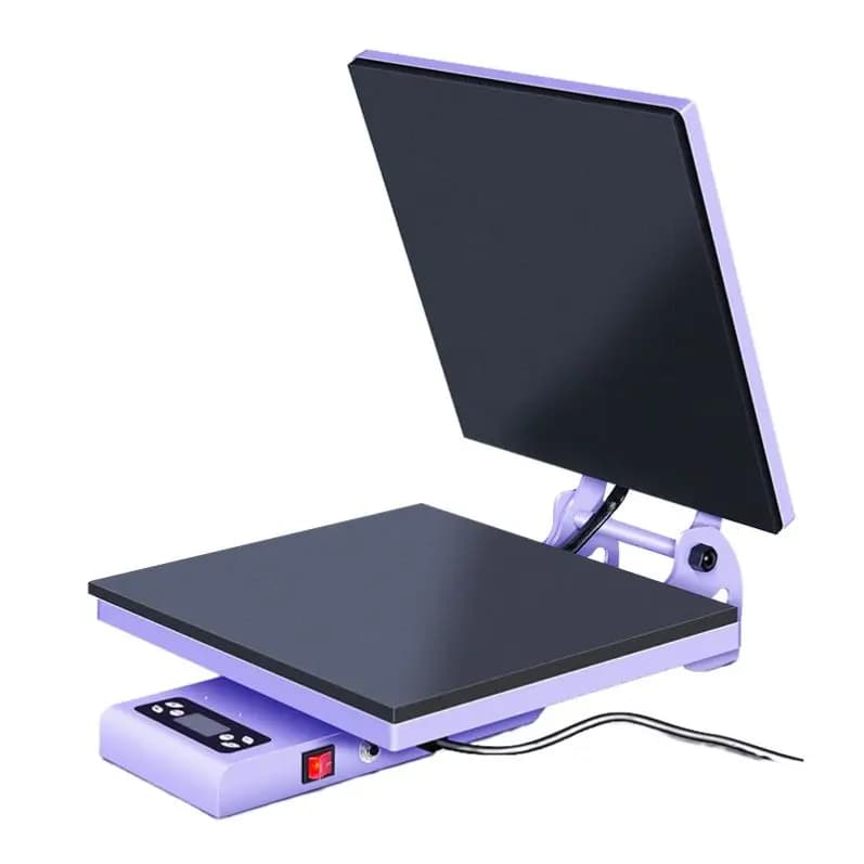 New Arrival Electric Automatic Sublimation Heat Press Machine 110V/220V for Garment Heat Transfer on T-Shirts with Paper Labels