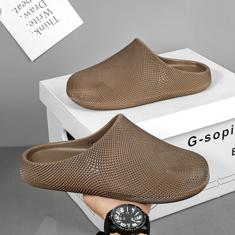 Summer New Style Unisex Couples' Thick-Soled Closed-Toe Sandals Beach Sandals