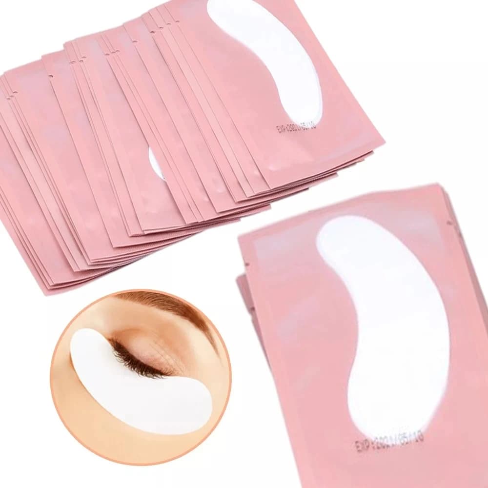 100 double eyelash extension paper patch implantable eye sticker color eye shadow pad under the tips of eyelashes paper patch