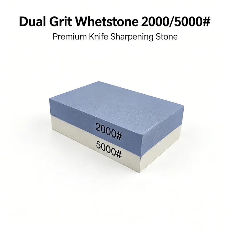 2026 RSCHEF Dual Side Wetstone Knife Sharpener Professional Double Sided Whetstone Kitchen Household Cutlery Grinding Stone