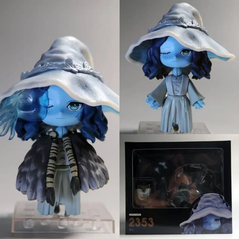 Elden Ring: Statuetta Ranni, la Principessa Lunare con Cappello Blu, 2353 Punti di Articolazione, Action Figure Anime, Modellino Giocattolo per Ragazzi e Ragazze, Regalo di Compleanno