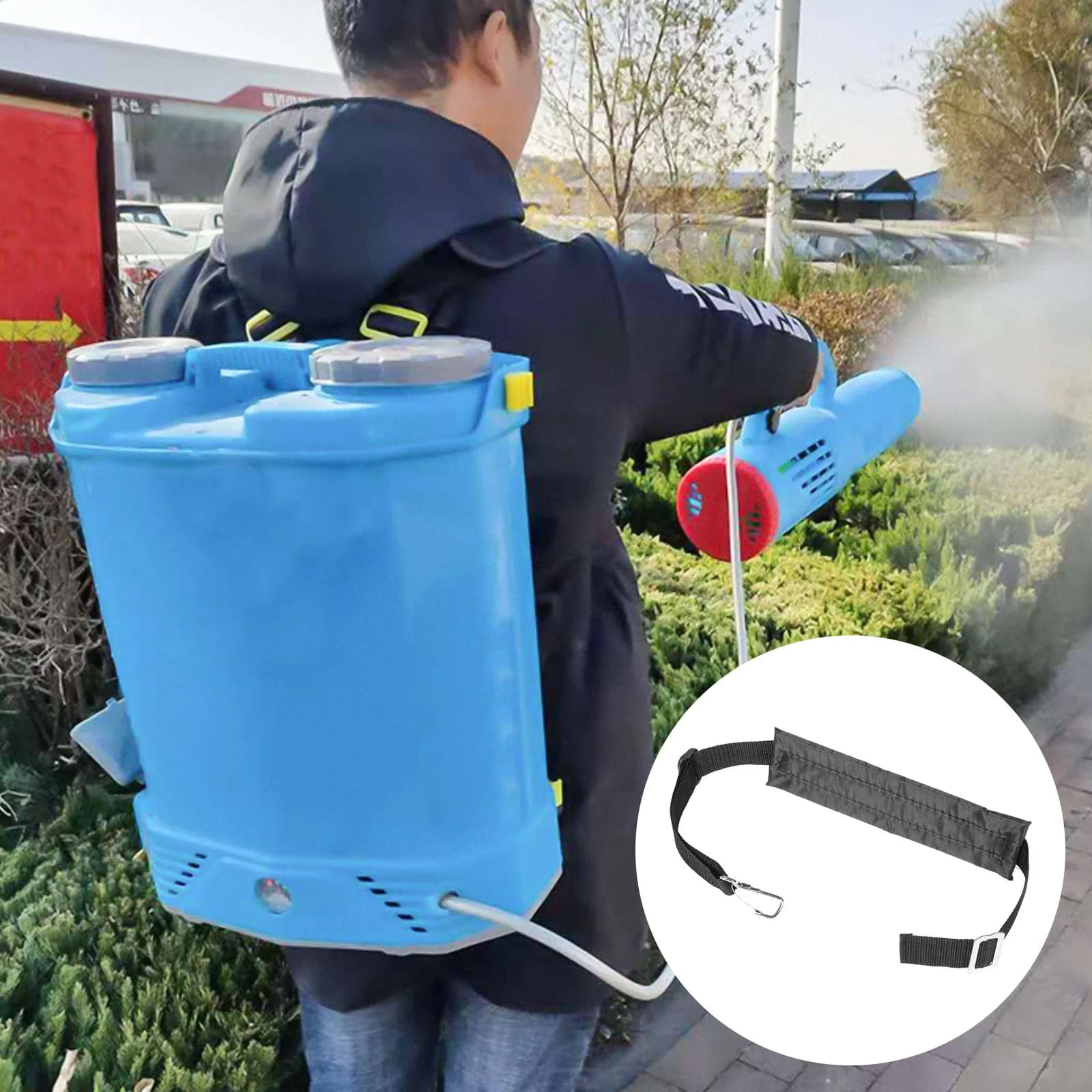 1 Paio di Cinghie Imbottite Regolabili per Irroratore a Spalla, Cinghie di Ricambio per Irroratori Agricoli da Giardino e Fattoria