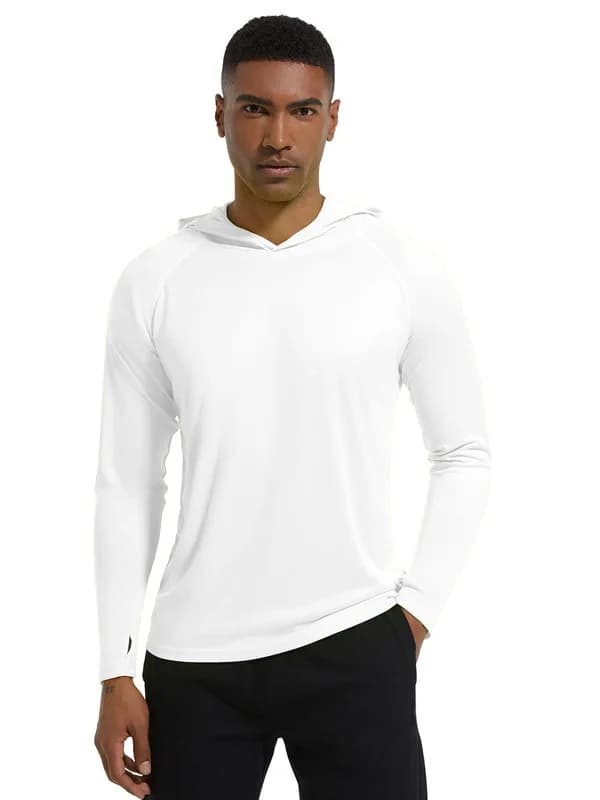 Slimfit Outdoor Hoodie Men's Casual Comfortable Sweatshirt Modern Style Spring Autumn Season Color Hooded Jacket