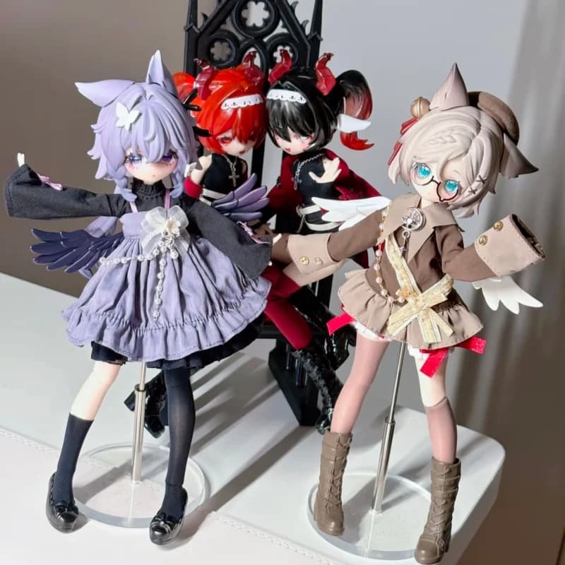 Meki Final Blessing Series 1/8 Bjd Blind Box Mystery Box Giocattoli Carini Action Figure Anime Kawaii Modellini Regalo di San Valentino