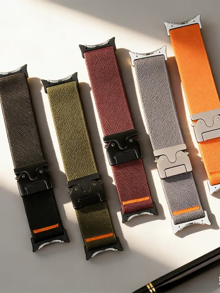 Band For Google Pixel Watch 4/3/2/1 41mm 45mm Smartwatch Wristband Sport Parachute Nylon Bracelet Correa Pixel Watch 4 Straps