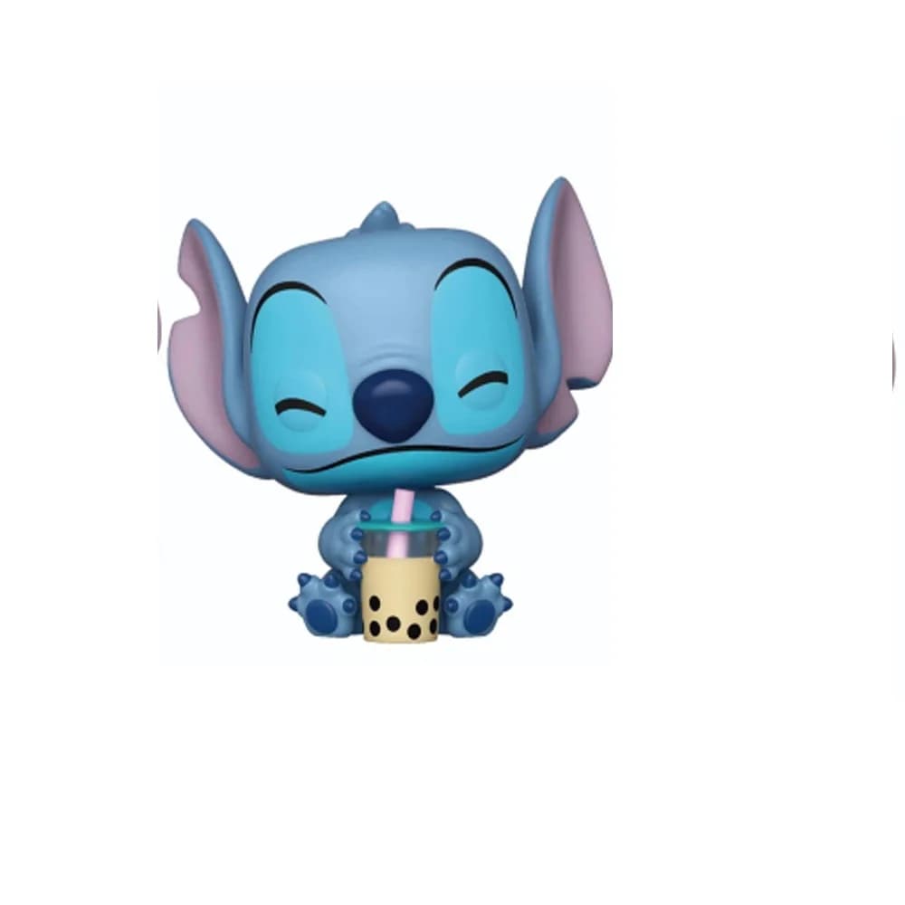 MINISO Hot Animet Vendita Star Baby Stitch Stitch Little Gold Fatto a mano in vinile PVC Doll Toy Regalo per bambini