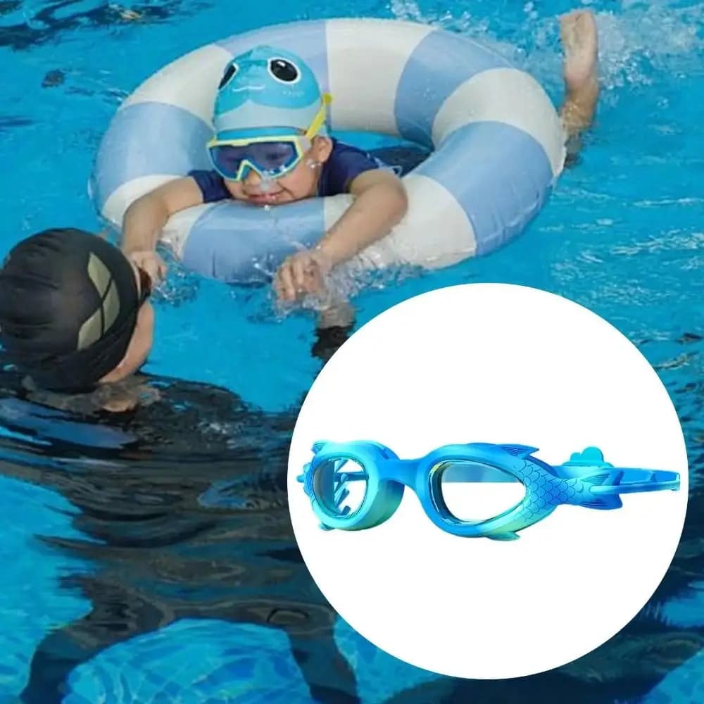 Waterproof Swimwear Anti-snatching Underwater Eyelets with Small Frame Size High Definition Swimming Headset Swimming Glasses Set
