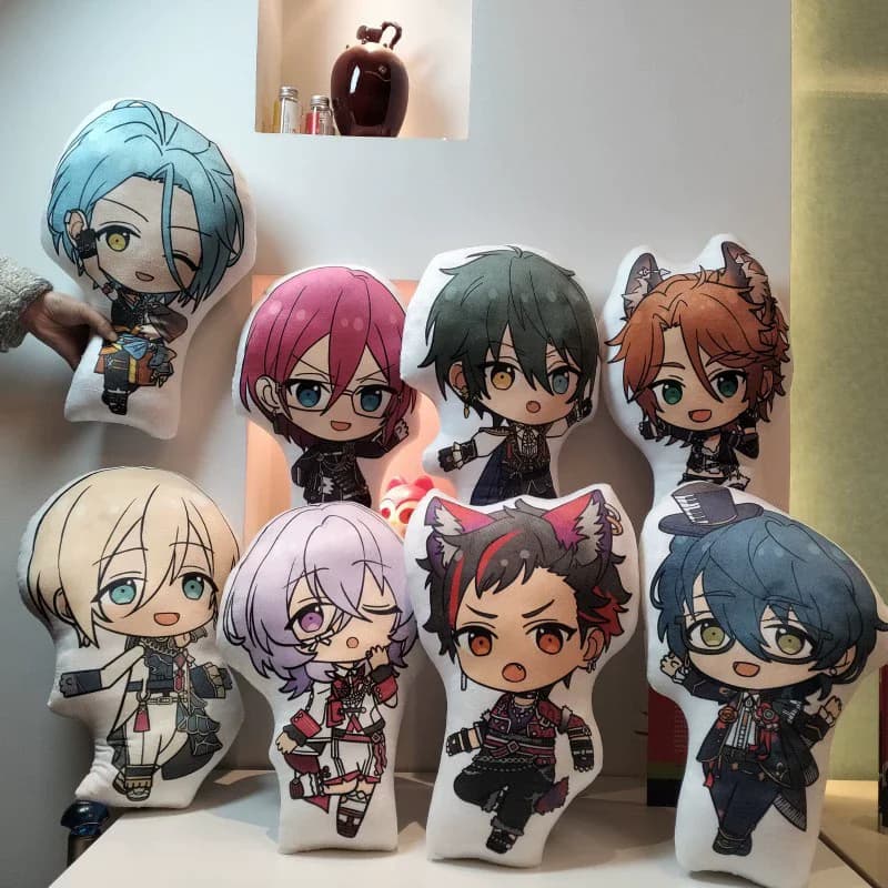 Ensemble Stars SPOTLIGHT Cute Plush Cushion Kagehira Mika Aoba Tsumugi Mikejima Madara Hasumi Keito Stuffed Pillow Room Decor
