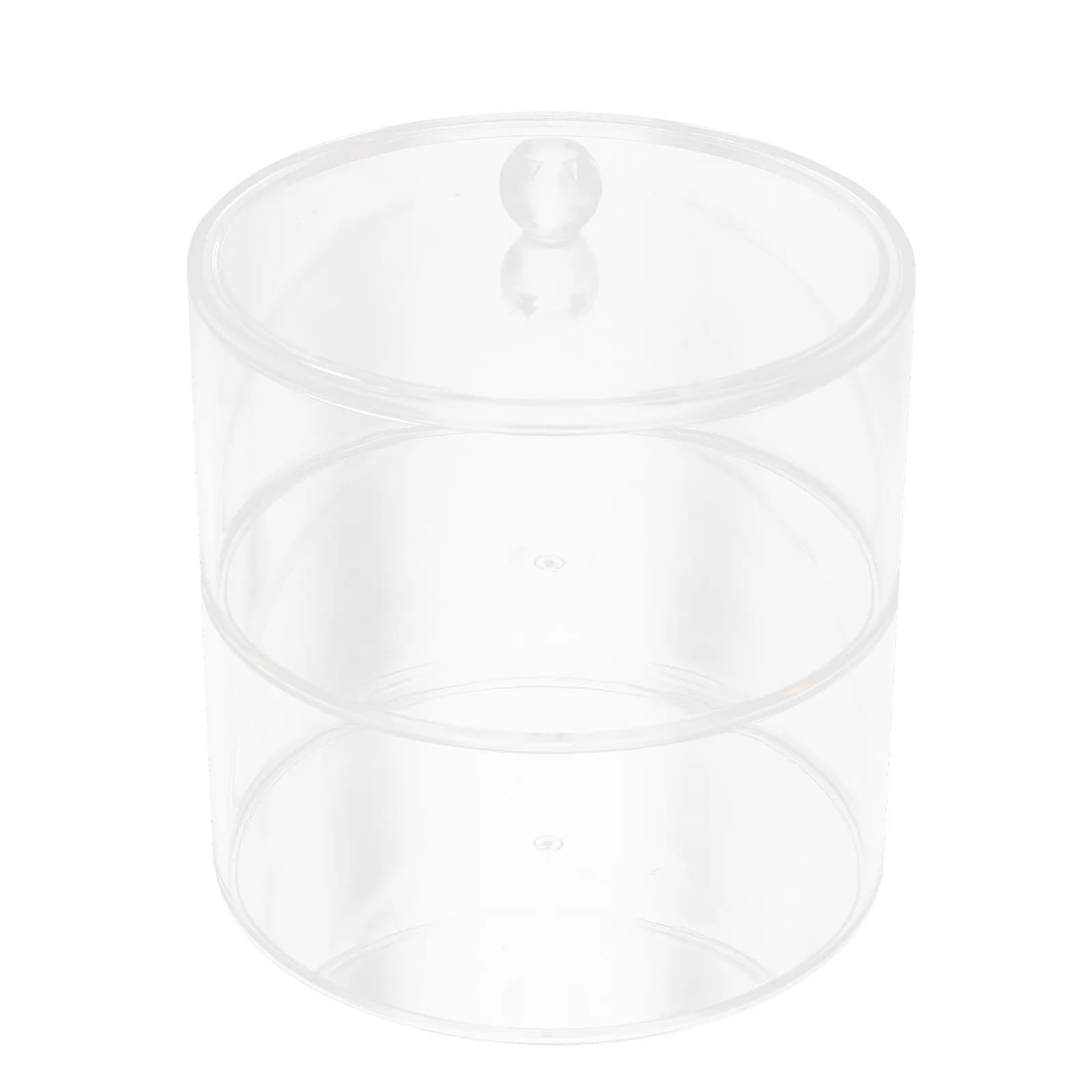 Scatola portaoggetti impilabile a 2 livelli in acrilico trasparente per orologi, gioielli, cinture, accessori per capelli, organizer da scrivania, espositore.
