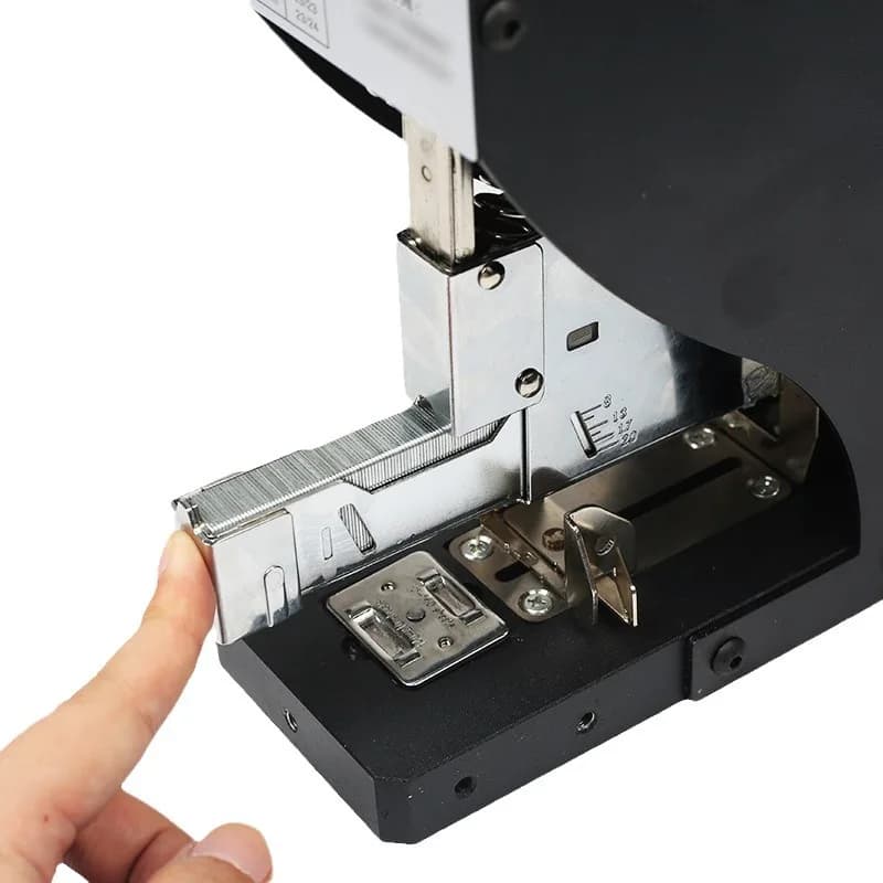 Cucitrice elettrica a testa singola per impieghi gravosi Raccoglitore per carte di carta multiuso a leva in metallo multiuso