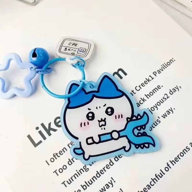 Portachiavi Kawaii Anime Chiikawas, Ciondolo in Acrilico Hachiware Usagi Chiikawas, Decorazione Creativa per Zaino, Regalo per Ragazze