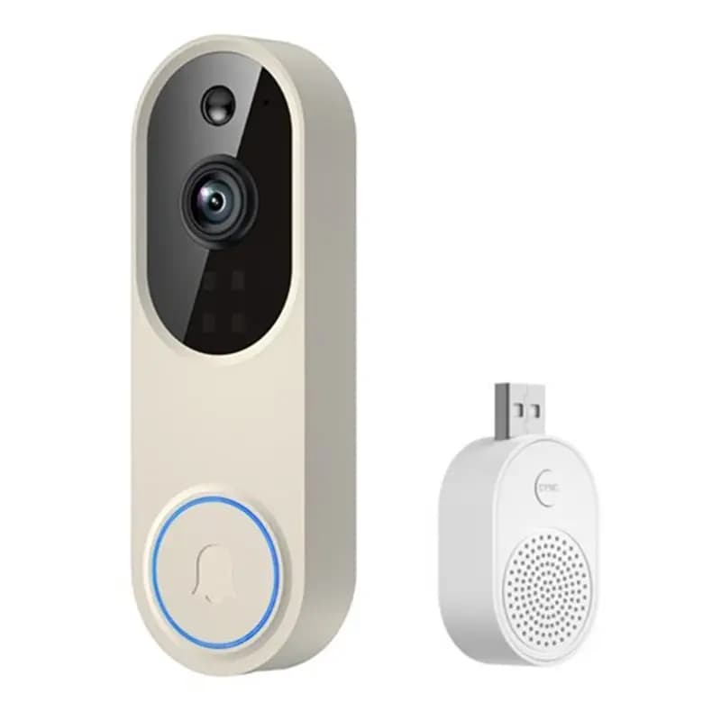 ELECT-Smart Doorbell With Wireless Video, 1080P HD Camera, Night Vision, 2-Way Audio, Motion Detection Weatherproof Design