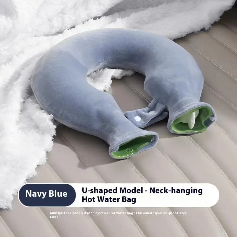 Water-filled U-type Neck Warmer Neck-hanging Explosion-proof Hand Warmer Neck Hot Compress Hot Water Bottle Bag