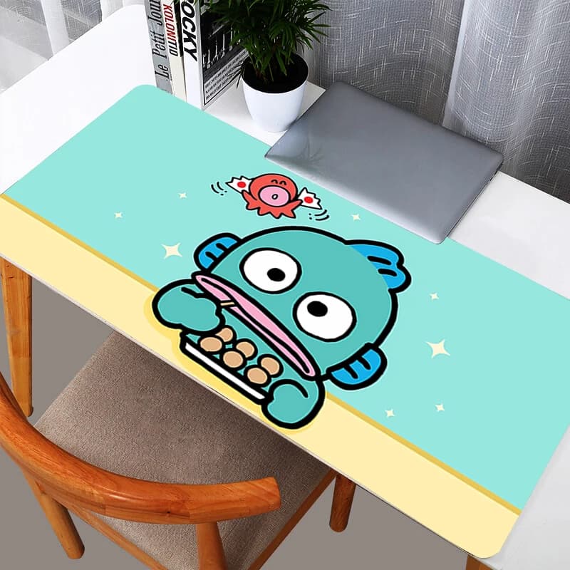 Hangyodon Tappetini per mouse da gioco Anime resistenti, nuovi tappetini per mouse per computer, tappetini da scrivania, tappeti grandi per PC, accessori per tastiera da gamer, tappetini da tavolo