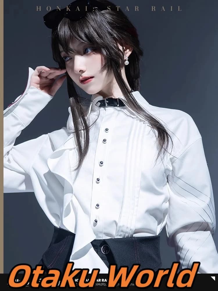 In Magazzino Otaku Honkai Star Rail Kafka Tema Impressione Serie Camicia Allentata Kafka Costume Cosplay Anime Vestiti Ognissanti Regalo