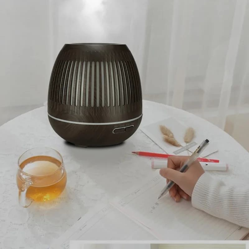 Diffusore di Aromi a Ultrasuoni da 400ml con Umidificatore e Luce Notturna LED