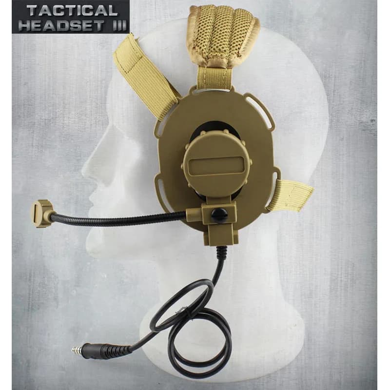 Cuffie tattiche III Z Tactical Bowman Elite II CS cuffie uso con PTT per comunicazione casco walkie-talkie CS