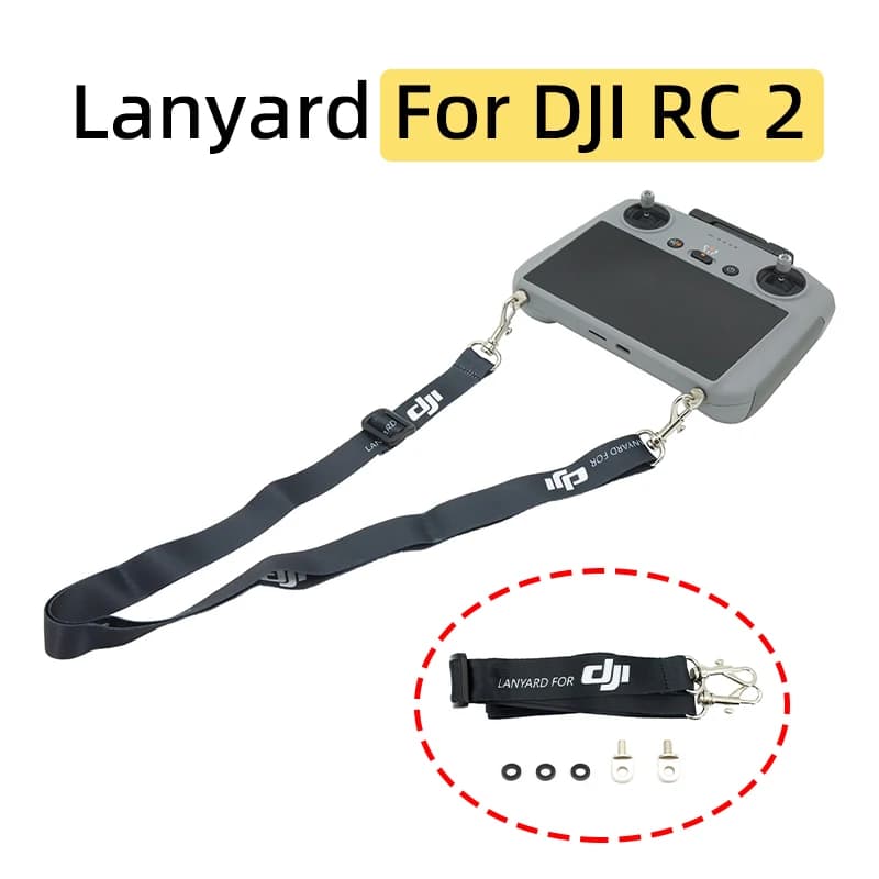 Per DJI AIR 3/2S/Mavic 3Pro/Mini 3/4/5Pro Drone RC 2/RC Pro/Smart Screen Telecomando Cordino Tracolla Sling Accessori