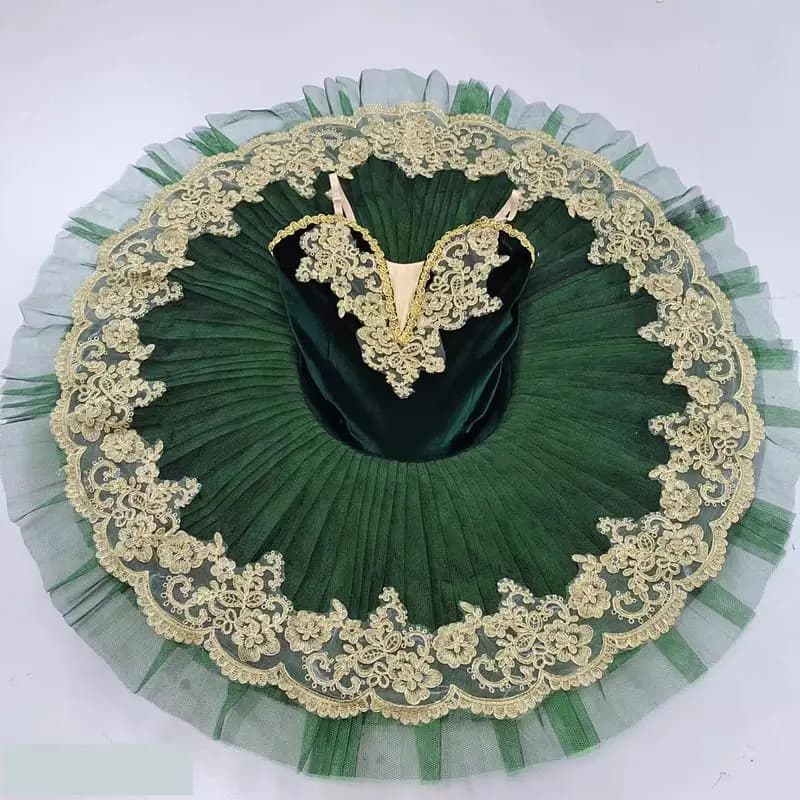 Tutu di balletto professionale per bambini Eskirada vestito da balletto ragazze bambini abbigliamento di danza del ventre Costume da spettacolo teatrale con cerchio