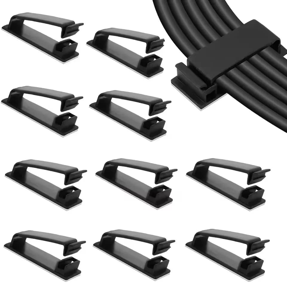 Self-adhesive Cable Organizer Cable Clamp Clips Holder Clamp Management Car USB Data Cable Decorative Cord Winder Manager