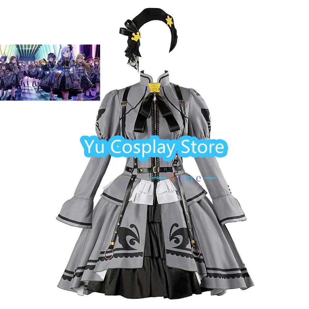 Yu-Cosplay Shiraishi Tsumugi Costume Cosplay Milioni di RADIO 5° Anniversario Vestito Carino Vestito Da Partito Uniformi di Carnevale di Halloween